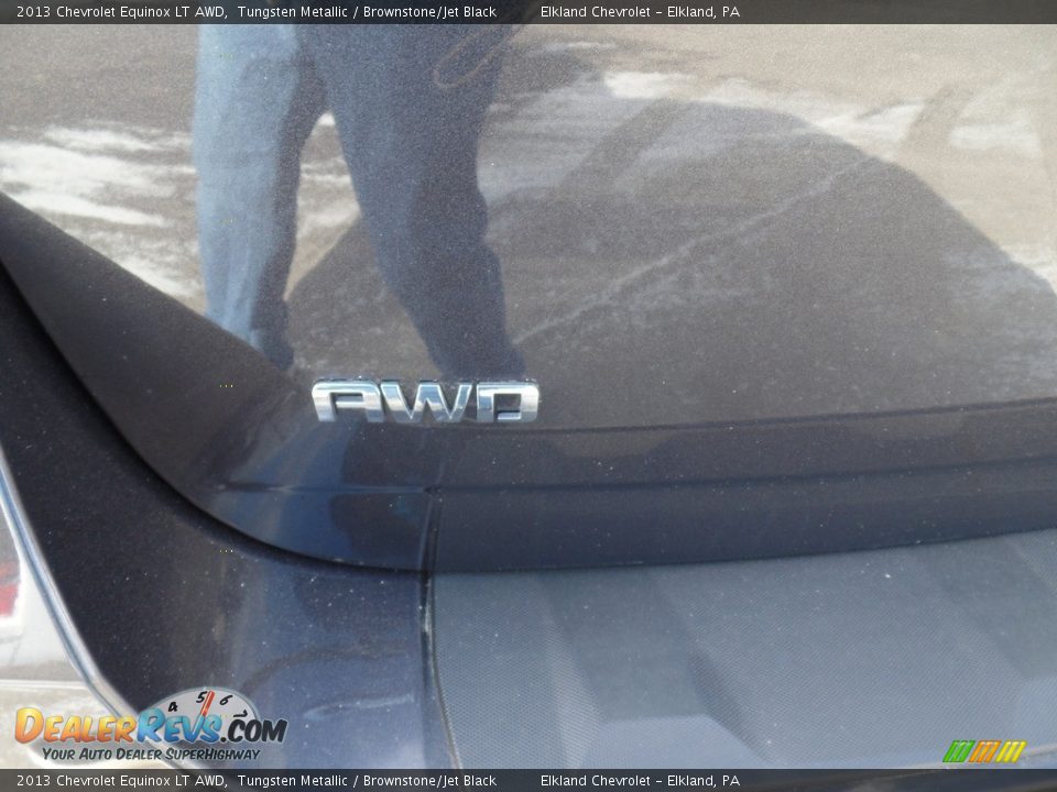 2013 Chevrolet Equinox LT AWD Tungsten Metallic / Brownstone/Jet Black Photo #9