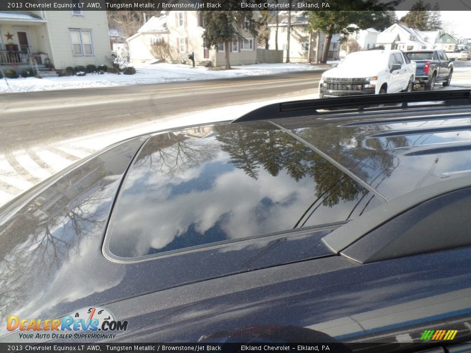 2013 Chevrolet Equinox LT AWD Tungsten Metallic / Brownstone/Jet Black Photo #11