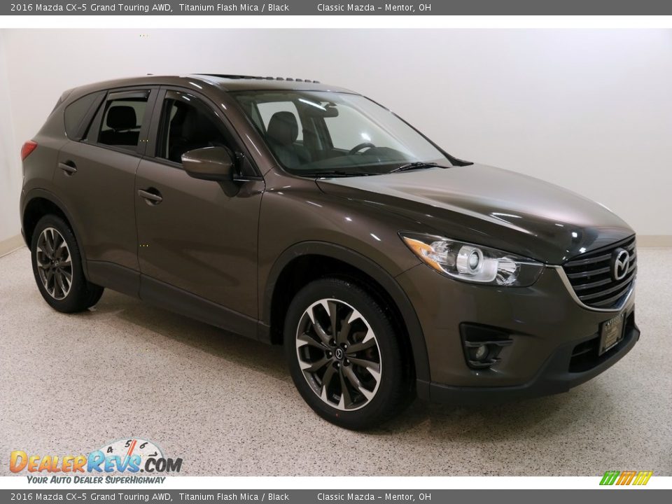 2016 Mazda CX-5 Grand Touring AWD Titanium Flash Mica / Black Photo #1