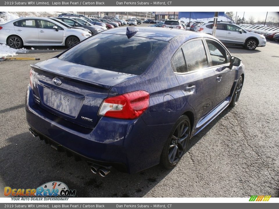 2019 Subaru WRX Limited Lapis Blue Pearl / Carbon Black Photo #5