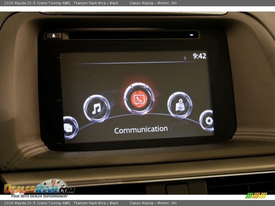 2016 Mazda CX-5 Grand Touring AWD Titanium Flash Mica / Black Photo #10