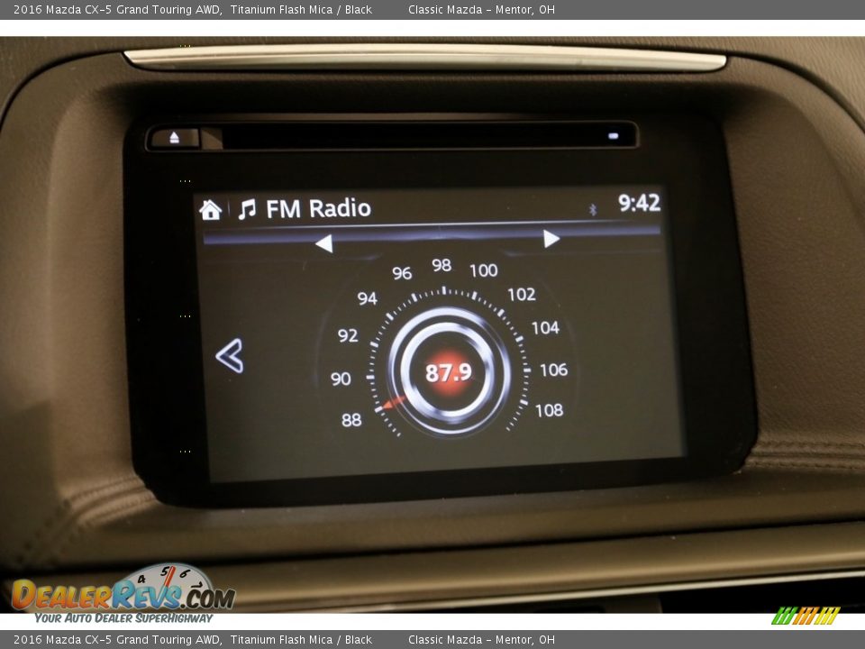 2016 Mazda CX-5 Grand Touring AWD Titanium Flash Mica / Black Photo #12