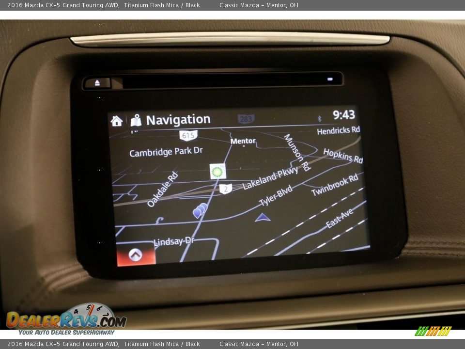 2016 Mazda CX-5 Grand Touring AWD Titanium Flash Mica / Black Photo #13