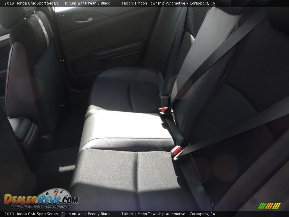 2019 Honda Civic Sport Sedan Platinum White Pearl / Black Photo #10