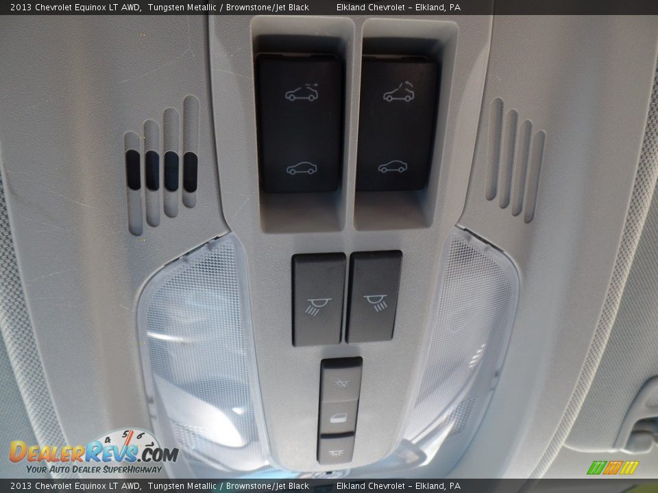 2013 Chevrolet Equinox LT AWD Tungsten Metallic / Brownstone/Jet Black Photo #29