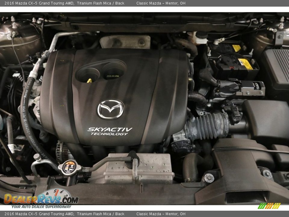 2016 Mazda CX-5 Grand Touring AWD Titanium Flash Mica / Black Photo #20
