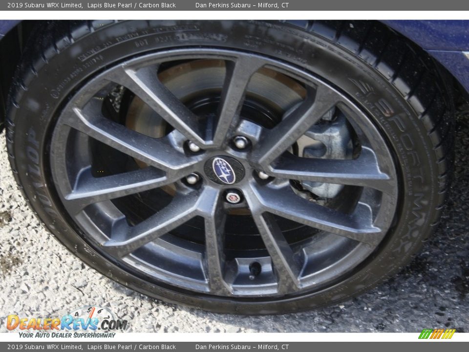 2019 Subaru WRX Limited Lapis Blue Pearl / Carbon Black Photo #24