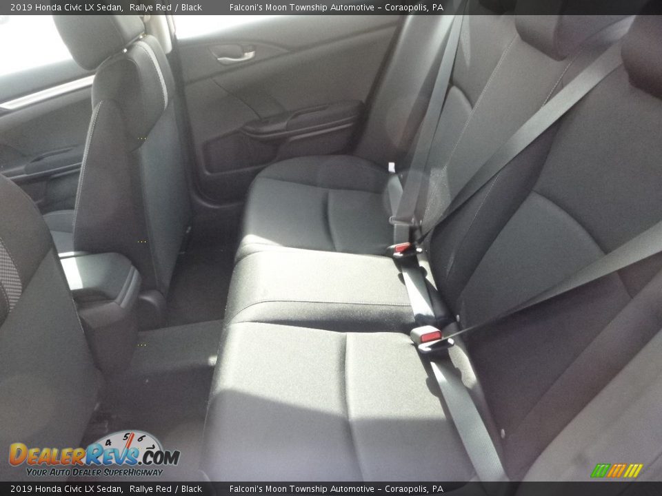 2019 Honda Civic LX Sedan Rallye Red / Black Photo #10