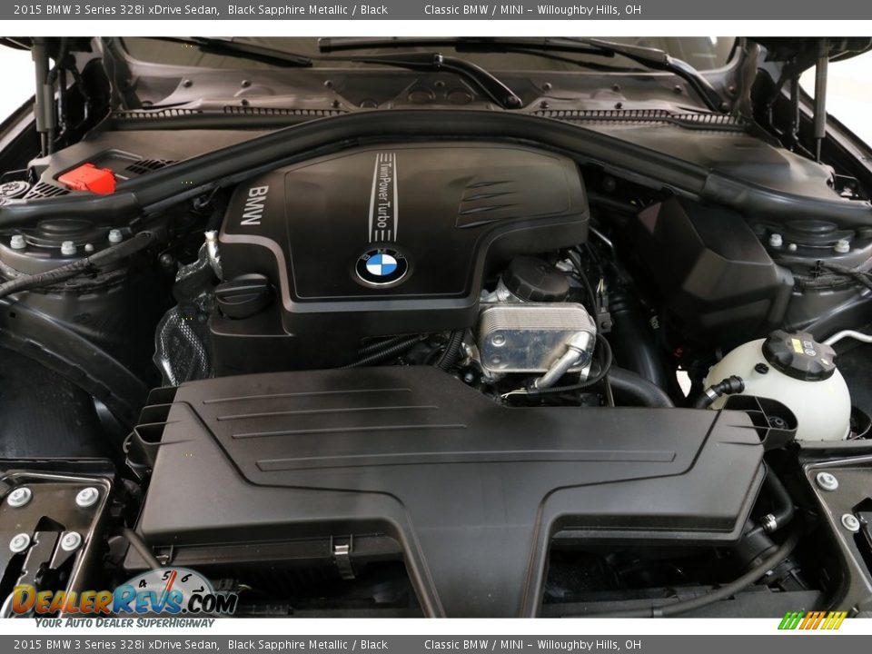 2015 BMW 3 Series 328i xDrive Sedan Black Sapphire Metallic / Black Photo #21