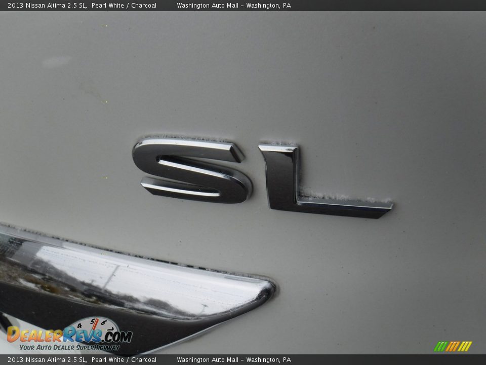 2013 Nissan Altima 2.5 SL Pearl White / Charcoal Photo #9