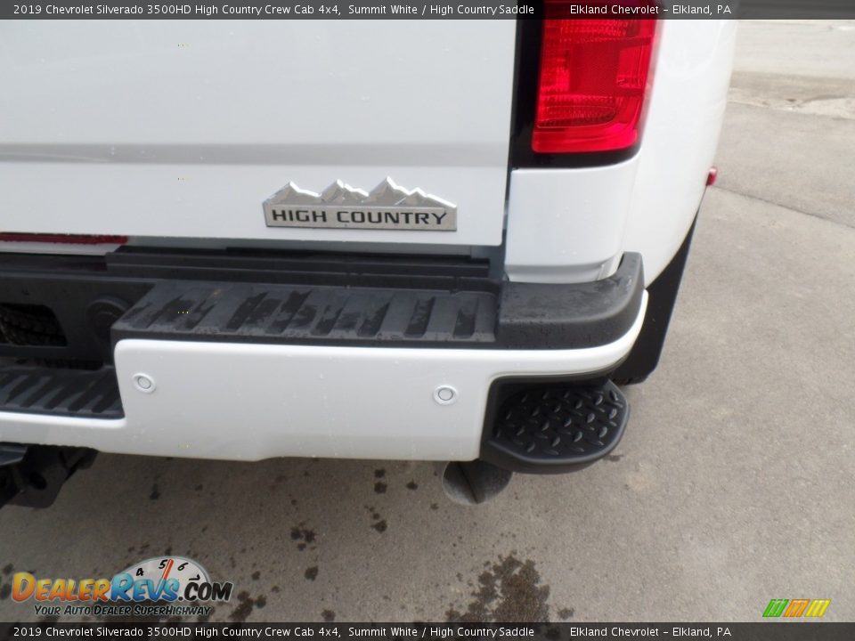2019 Chevrolet Silverado 3500HD High Country Crew Cab 4x4 Summit White / High Country Saddle Photo #12