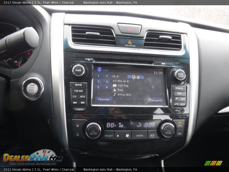 2013 Nissan Altima 2.5 SL Pearl White / Charcoal Photo #17