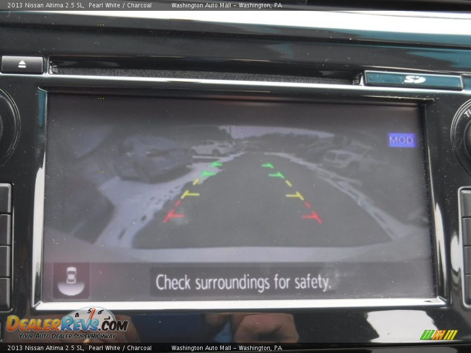2013 Nissan Altima 2.5 SL Pearl White / Charcoal Photo #18