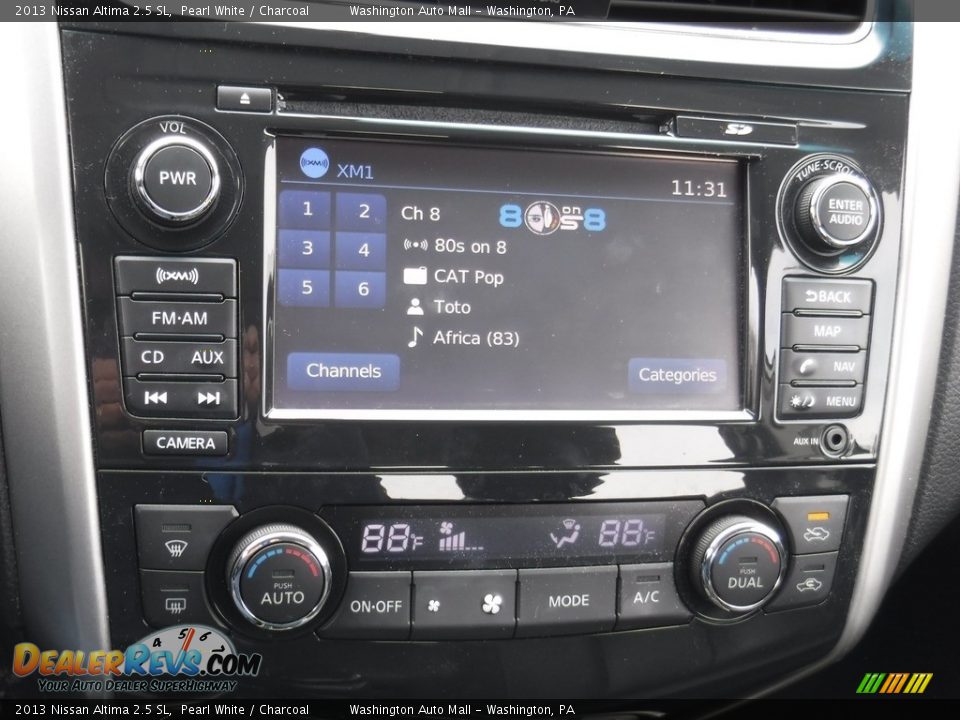 2013 Nissan Altima 2.5 SL Pearl White / Charcoal Photo #19