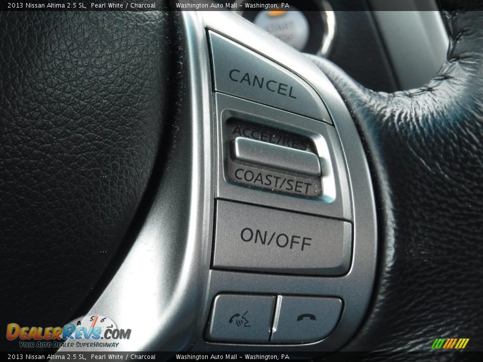 2013 Nissan Altima 2.5 SL Pearl White / Charcoal Photo #22