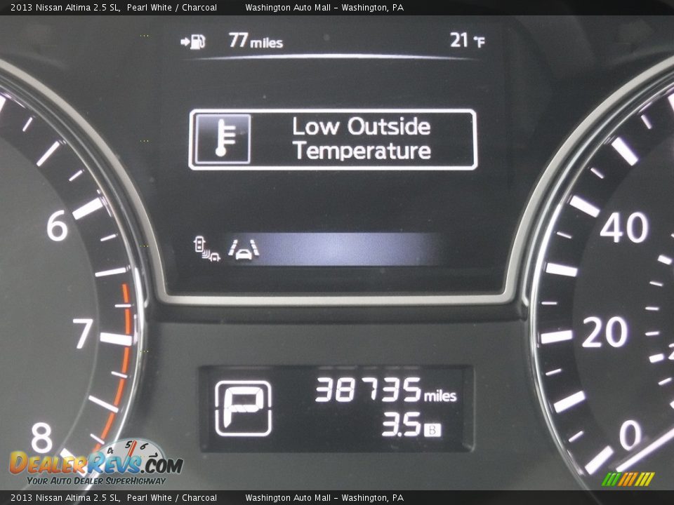 2013 Nissan Altima 2.5 SL Pearl White / Charcoal Photo #27