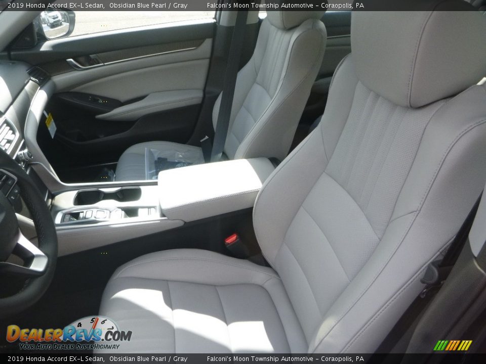 Front Seat of 2019 Honda Accord EX-L Sedan Photo #8