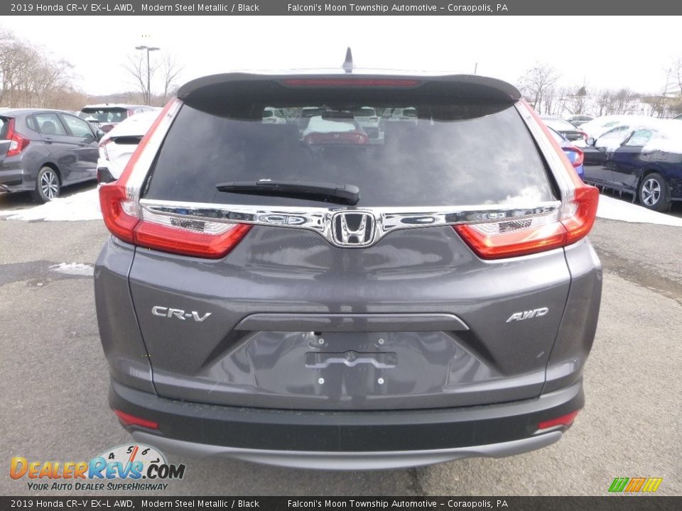 2019 Honda CR-V EX-L AWD Modern Steel Metallic / Black Photo #3