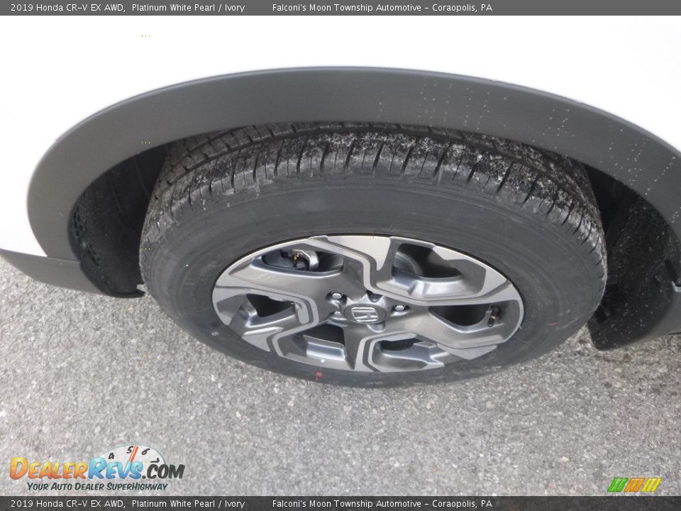2019 Honda CR-V EX AWD Platinum White Pearl / Ivory Photo #7