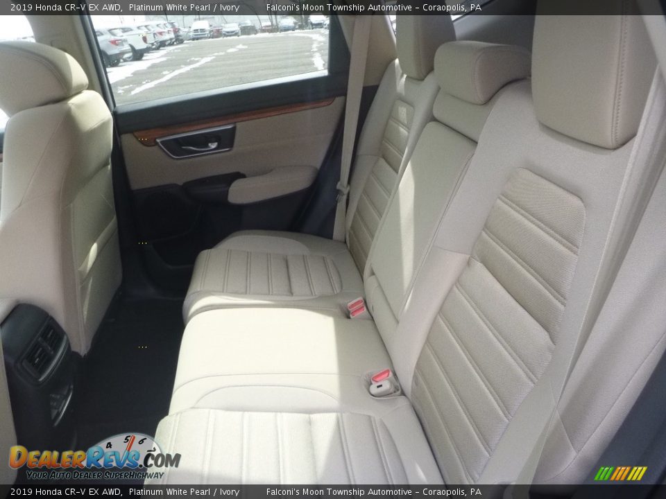 2019 Honda CR-V EX AWD Platinum White Pearl / Ivory Photo #9