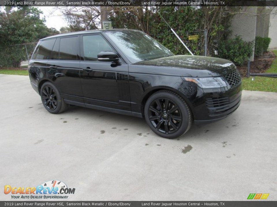 2019 Land Rover Range Rover HSE Santorini Black Metallic / Ebony/Ebony Photo #1