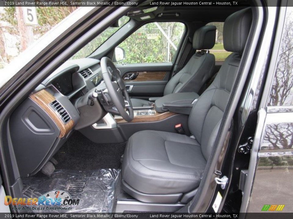 2019 Land Rover Range Rover HSE Santorini Black Metallic / Ebony/Ebony Photo #3