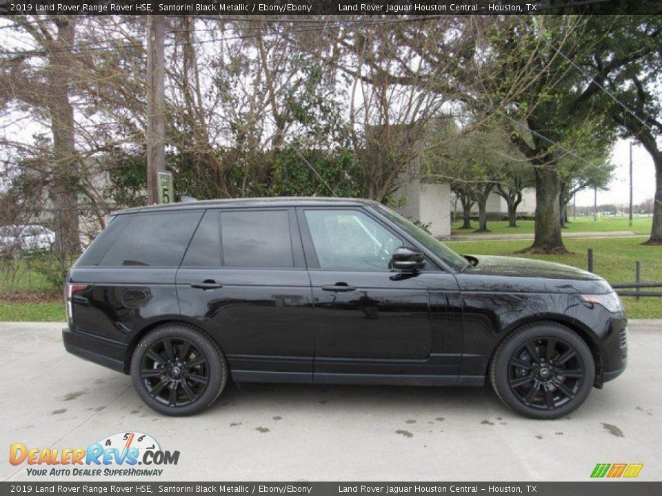 2019 Land Rover Range Rover HSE Santorini Black Metallic / Ebony/Ebony Photo #6