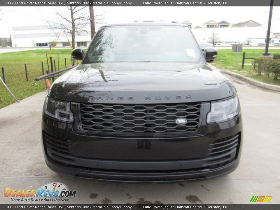 2019 Land Rover Range Rover HSE Santorini Black Metallic / Ebony/Ebony Photo #9