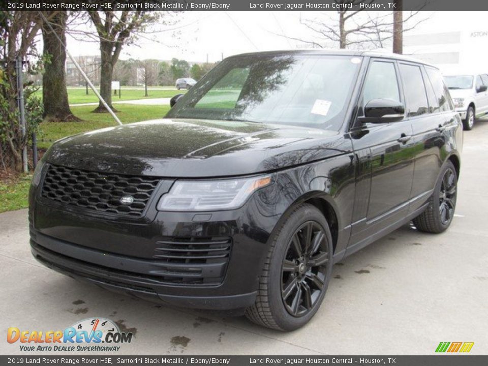 2019 Land Rover Range Rover HSE Santorini Black Metallic / Ebony/Ebony Photo #10