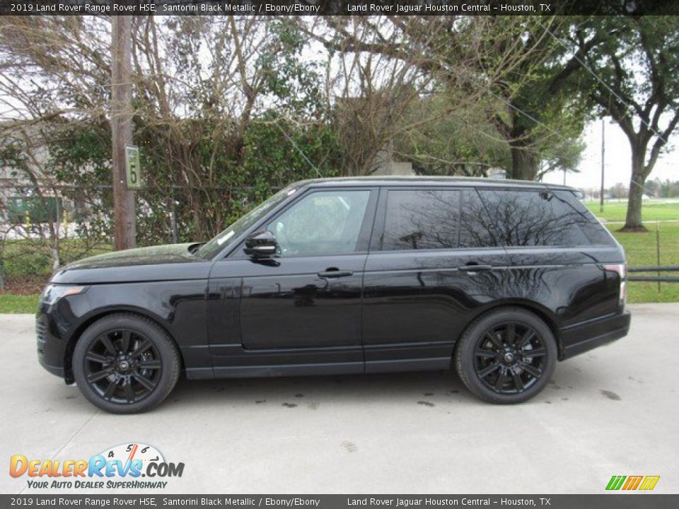 2019 Land Rover Range Rover HSE Santorini Black Metallic / Ebony/Ebony Photo #11
