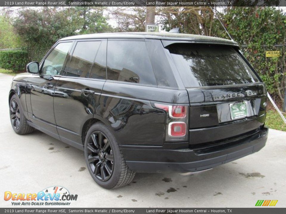 2019 Land Rover Range Rover HSE Santorini Black Metallic / Ebony/Ebony Photo #12