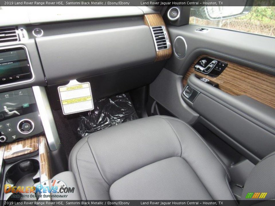 2019 Land Rover Range Rover HSE Santorini Black Metallic / Ebony/Ebony Photo #15
