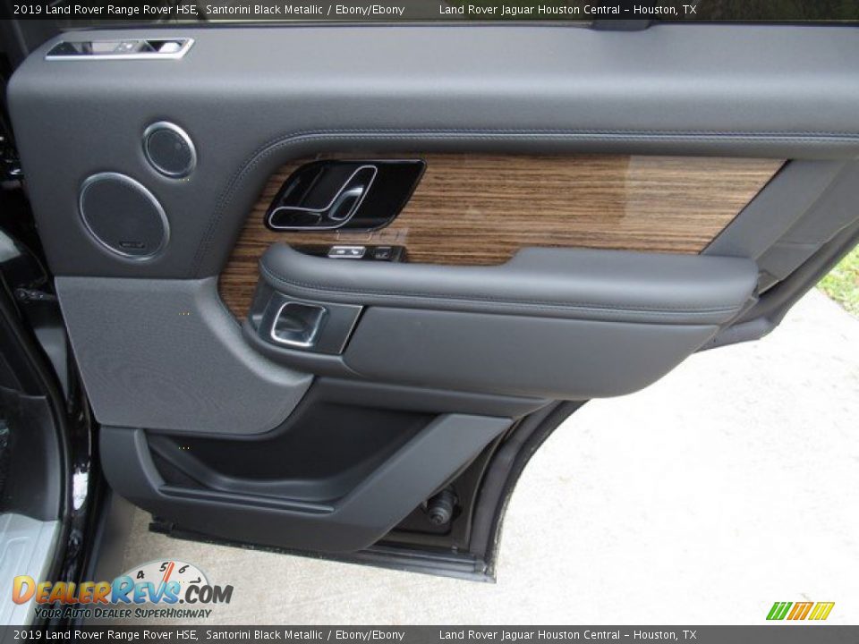 2019 Land Rover Range Rover HSE Santorini Black Metallic / Ebony/Ebony Photo #22
