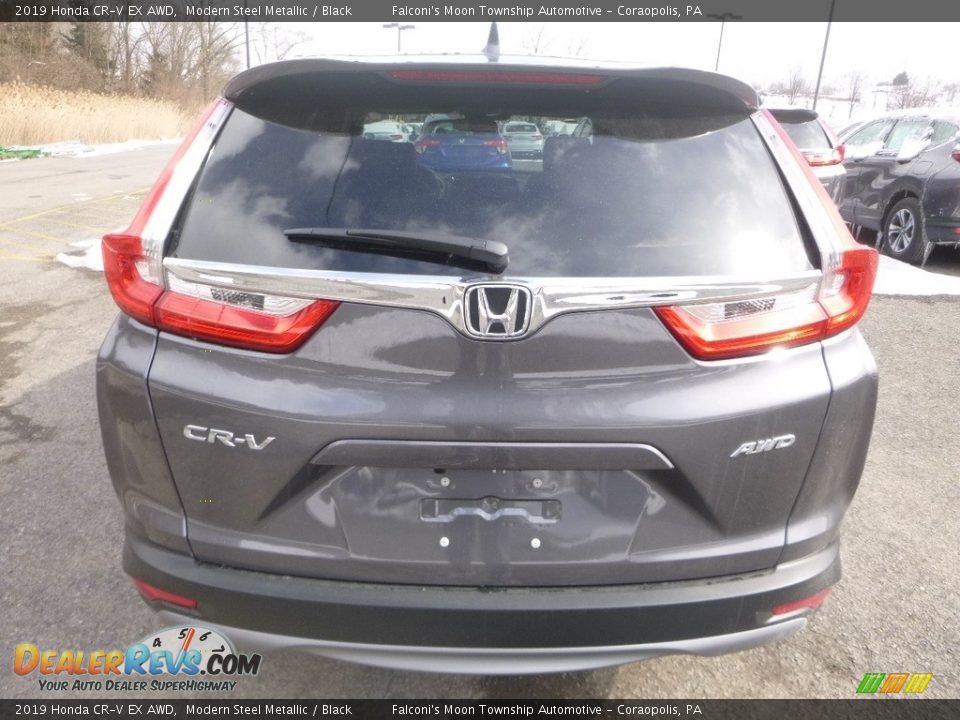 2019 Honda CR-V EX AWD Modern Steel Metallic / Black Photo #3