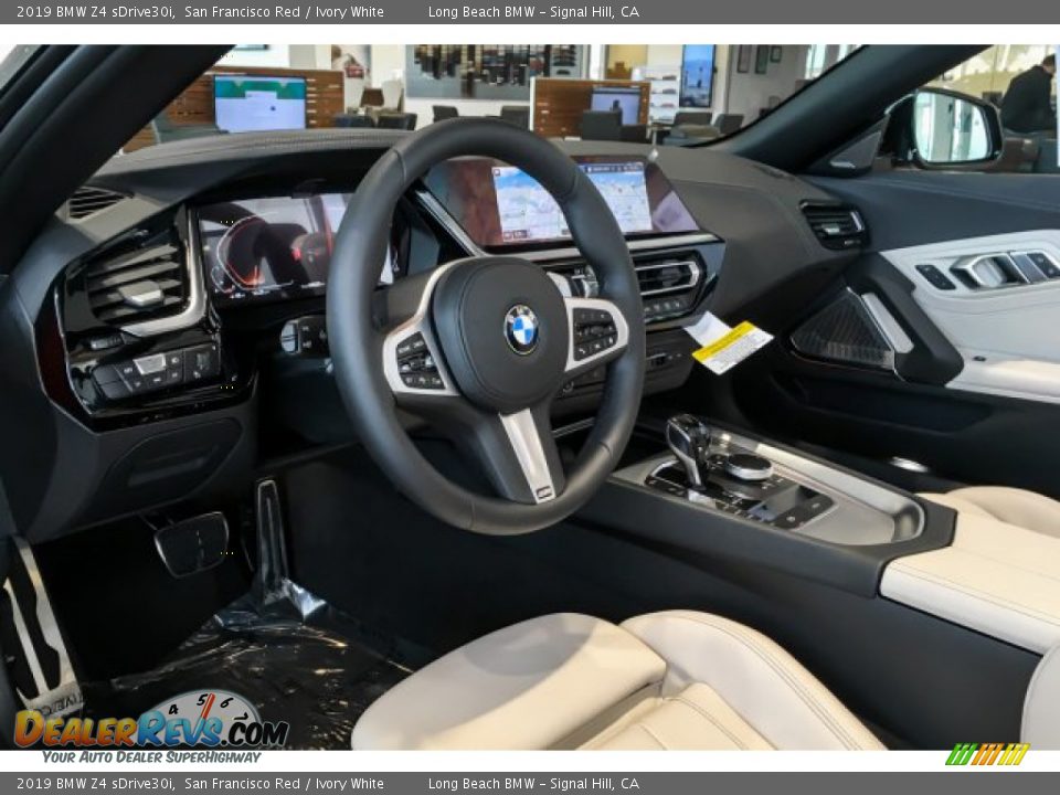 Ivory White Interior - 2019 BMW Z4 sDrive30i Photo #4