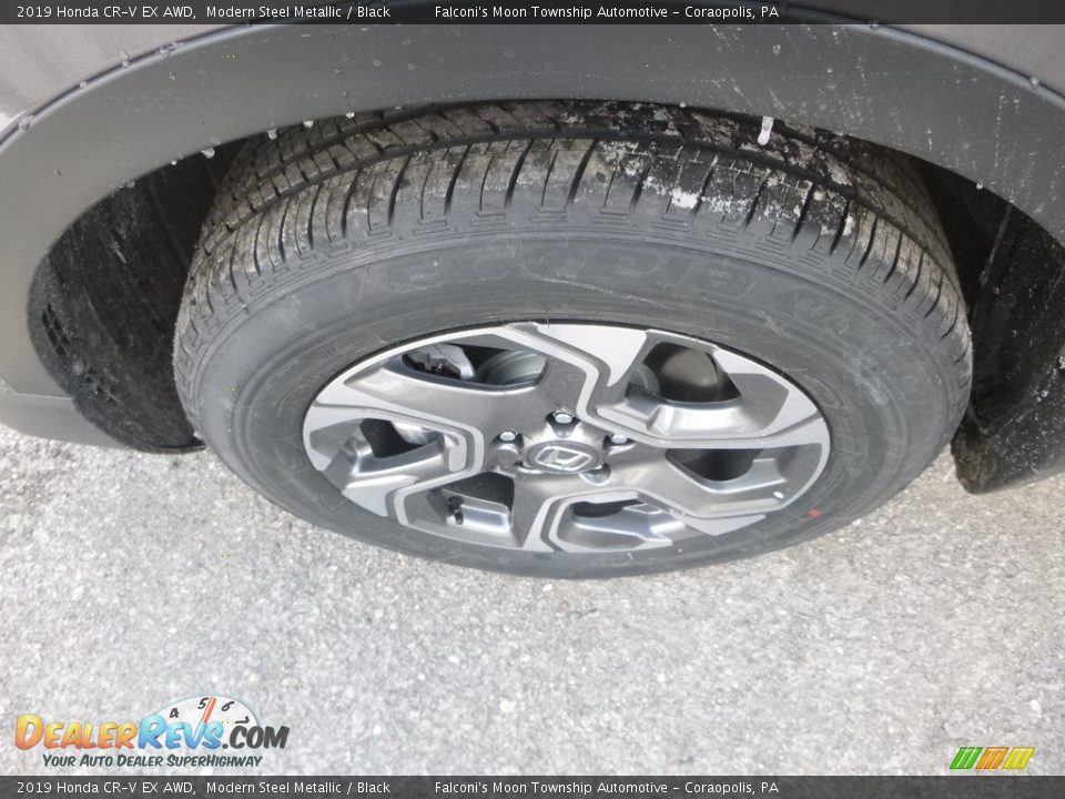 2019 Honda CR-V EX AWD Modern Steel Metallic / Black Photo #7