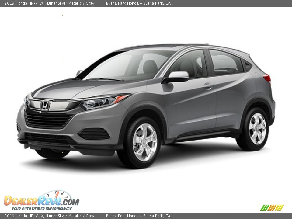 2019 Honda HR-V LX Lunar Silver Metallic / Gray Photo #35
