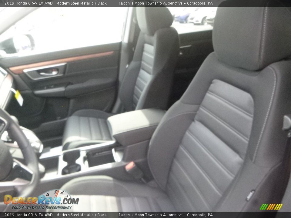 2019 Honda CR-V EX AWD Modern Steel Metallic / Black Photo #8