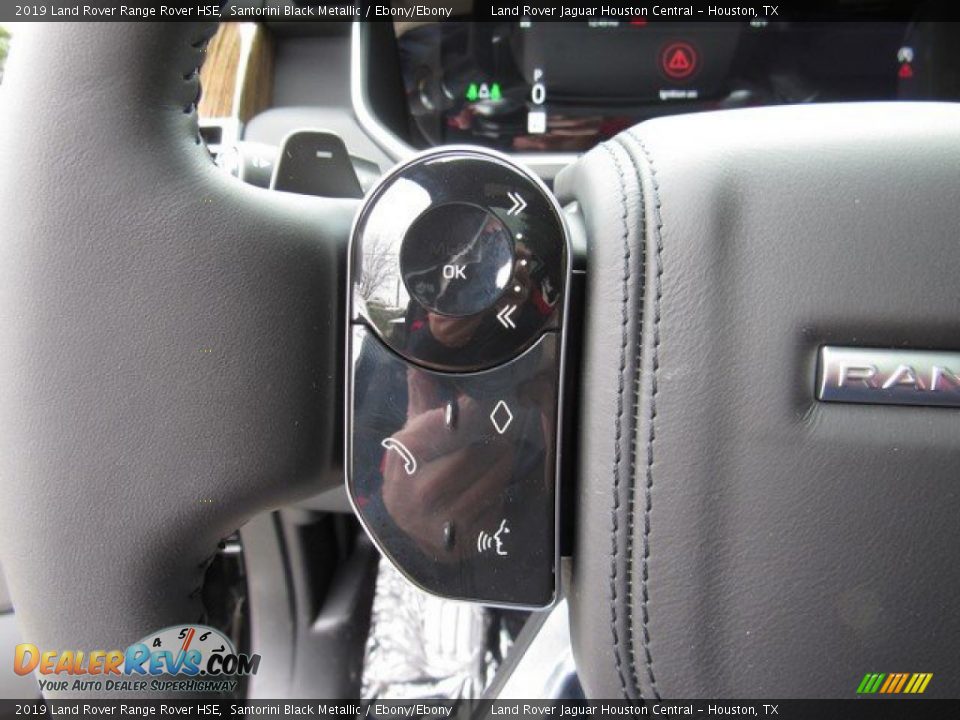 2019 Land Rover Range Rover HSE Santorini Black Metallic / Ebony/Ebony Photo #30