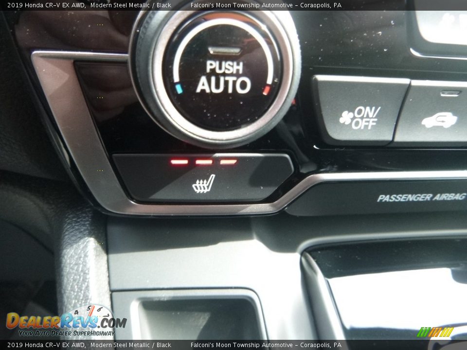 2019 Honda CR-V EX AWD Modern Steel Metallic / Black Photo #15