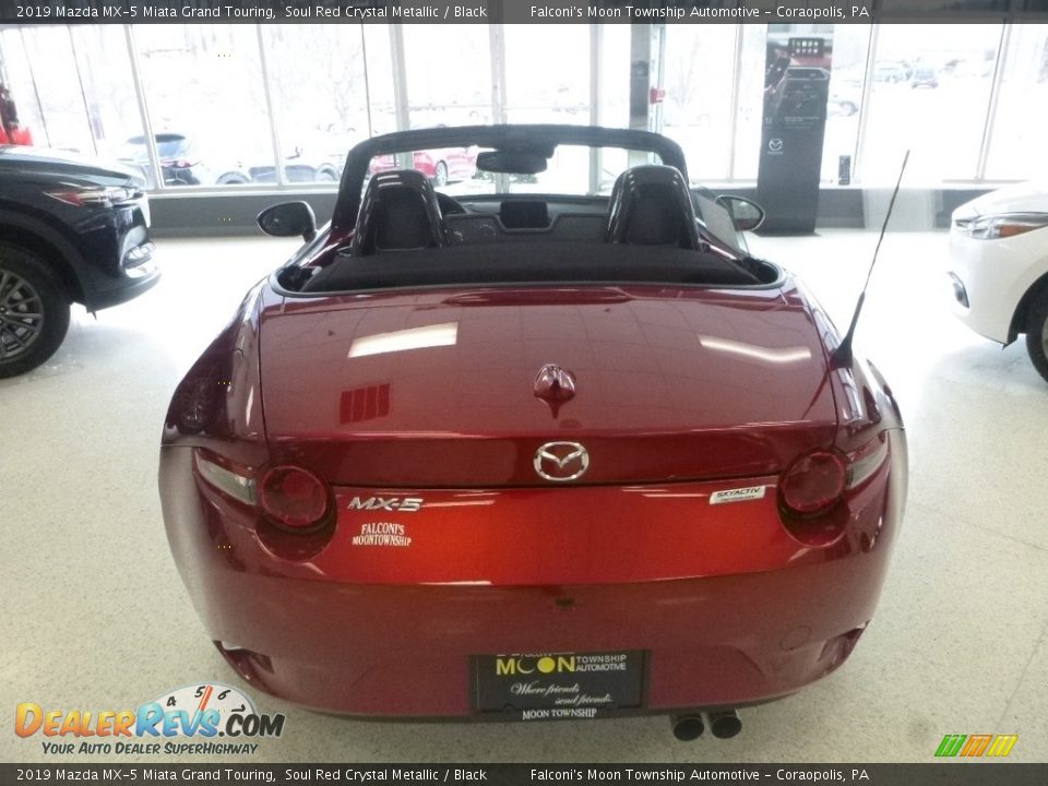 2019 Mazda MX-5 Miata Grand Touring Soul Red Crystal Metallic / Black Photo #8