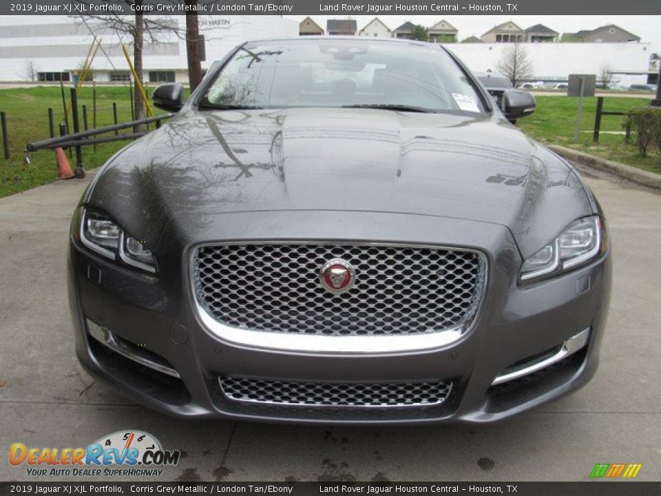 2019 Jaguar XJ XJL Portfolio Corris Grey Metallic / London Tan/Ebony Photo #9