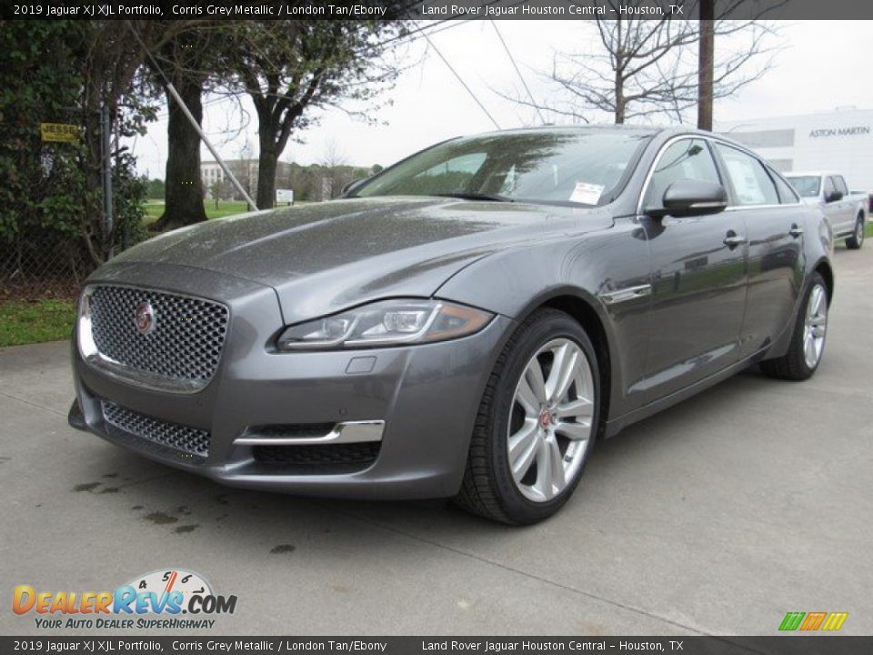 2019 Jaguar XJ XJL Portfolio Corris Grey Metallic / London Tan/Ebony Photo #10