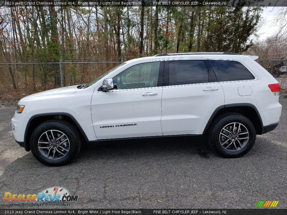 2019 Jeep Grand Cherokee Limited 4x4 Bright White / Light Frost Beige/Black Photo #3