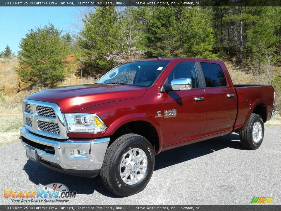 2018 Ram 2500 Laramie Crew Cab 4x4 Delmonico Red Pearl / Black Photo #2