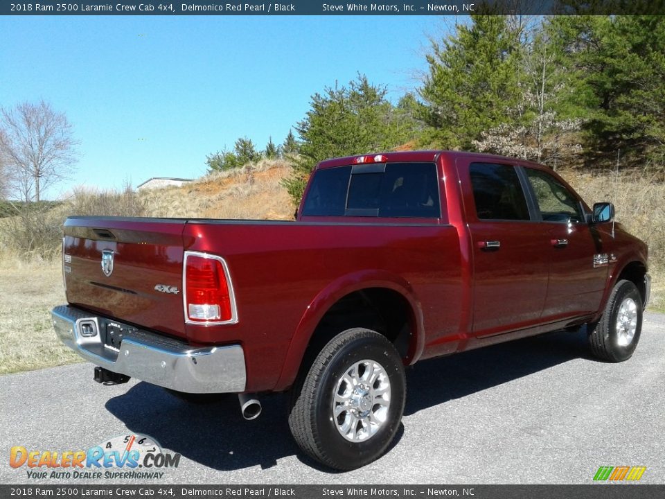 2018 Ram 2500 Laramie Crew Cab 4x4 Delmonico Red Pearl / Black Photo #6