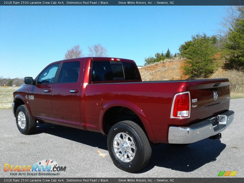 2018 Ram 2500 Laramie Crew Cab 4x4 Delmonico Red Pearl / Black Photo #8