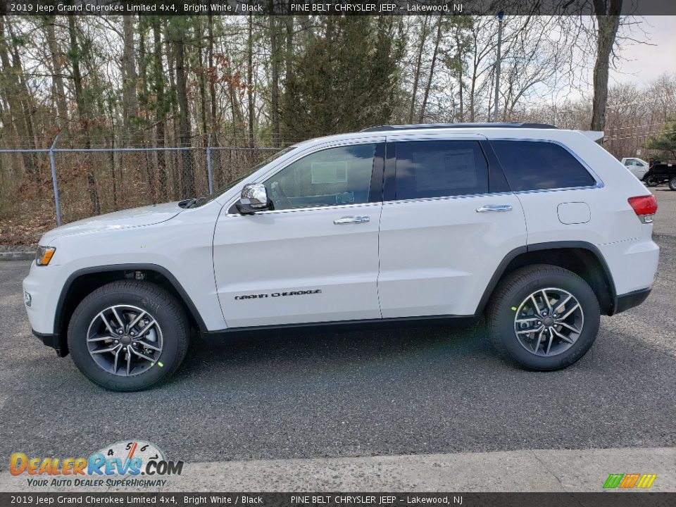 2019 Jeep Grand Cherokee Limited 4x4 Bright White / Black Photo #3
