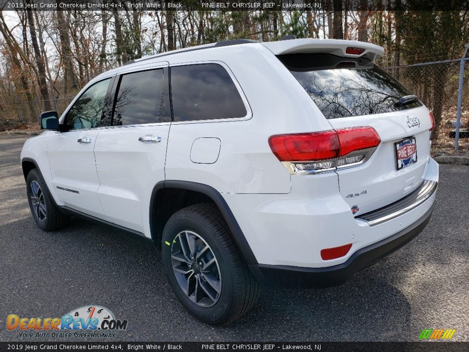 2019 Jeep Grand Cherokee Limited 4x4 Bright White / Black Photo #4