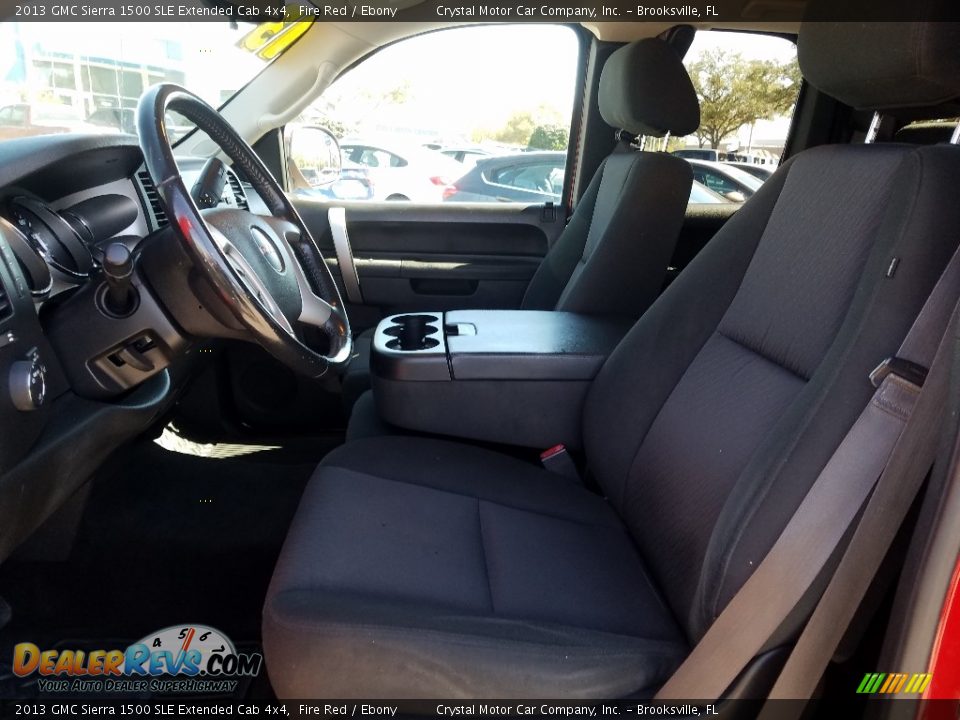 2013 GMC Sierra 1500 SLE Extended Cab 4x4 Fire Red / Ebony Photo #9